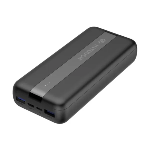 INTOUCH Power Bank 20000mAh - 20W PD Charger - Black