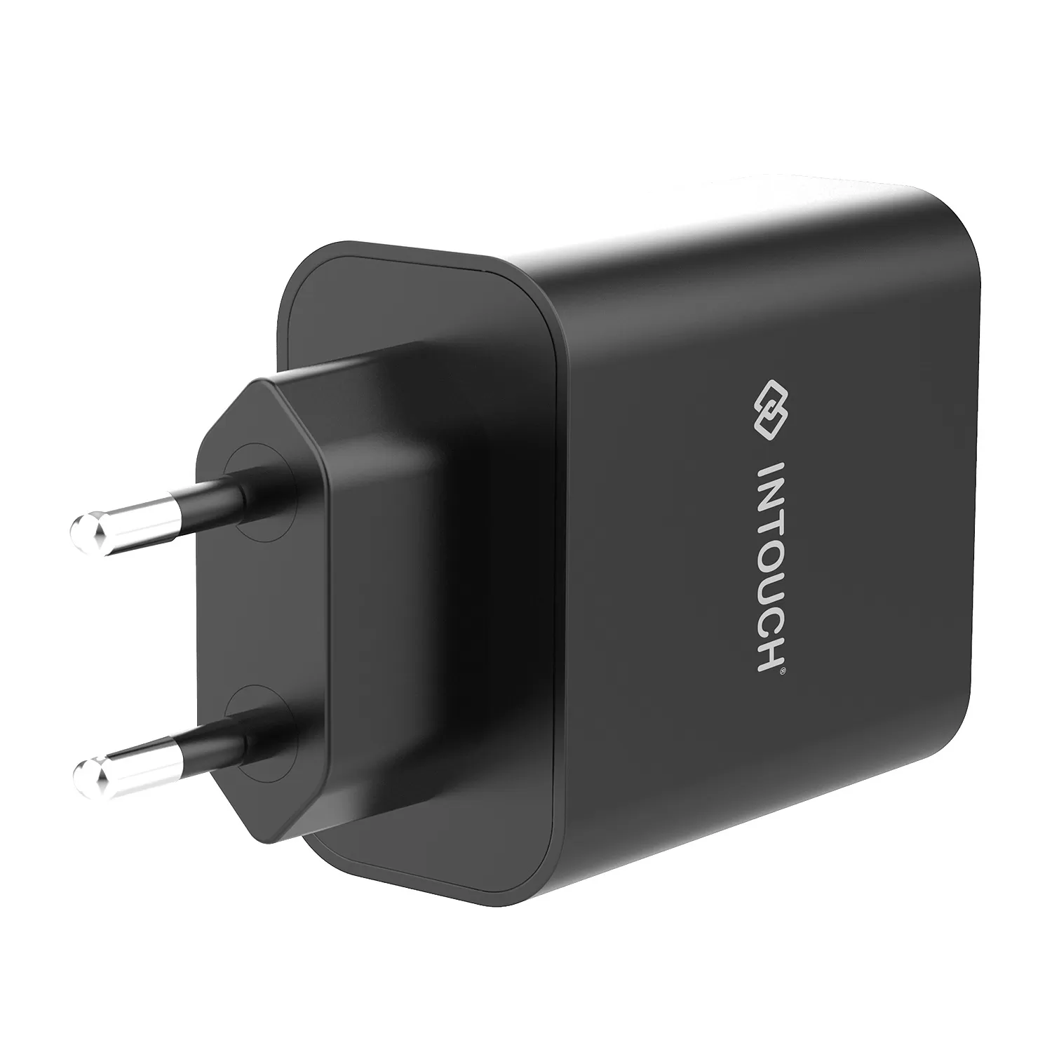 40W INTOUCH PD Wall Charger – 2-Port Black - Image 3