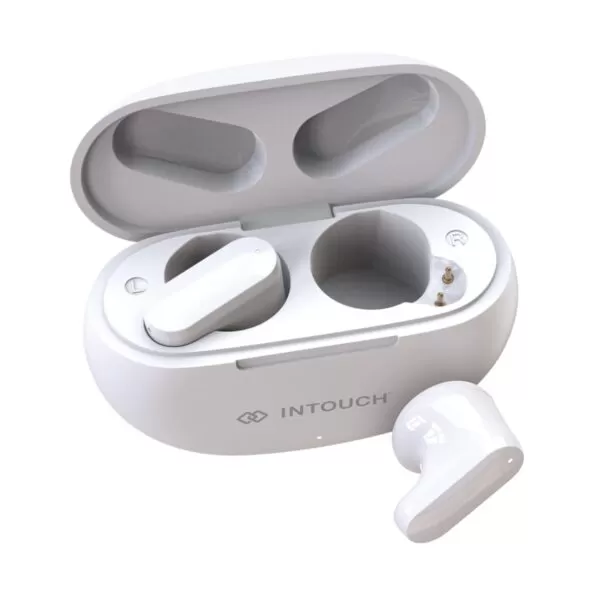 INTOUCH Fusion TWS True Wireless Earbuds – White - Image 2