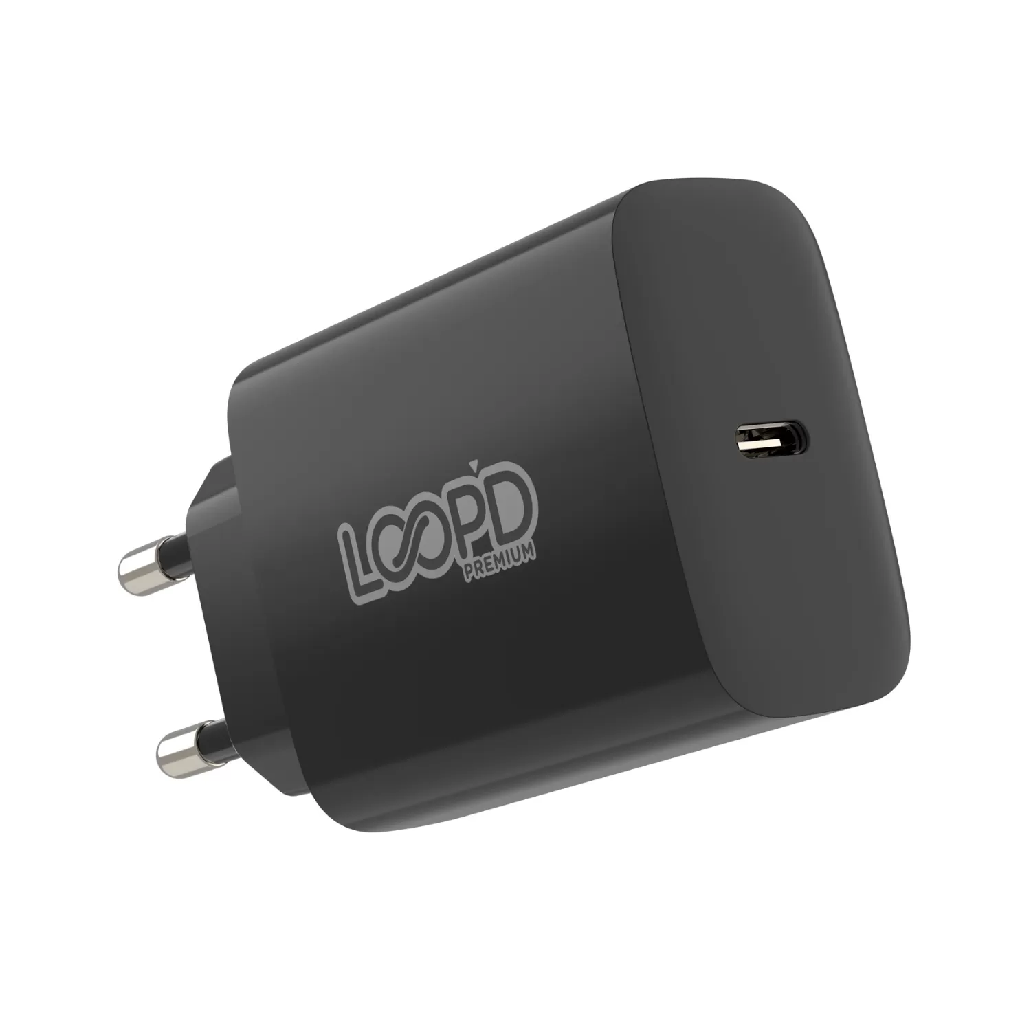 20W Loopd PD Wall Charger – 1-Port Black - Image 3