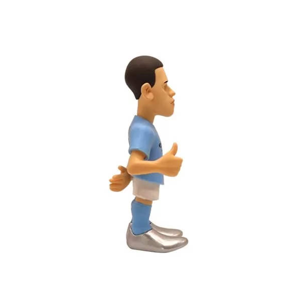 Alternate side view of the Phil Foden MINIX Figurine, offering a different angle of this rising star.