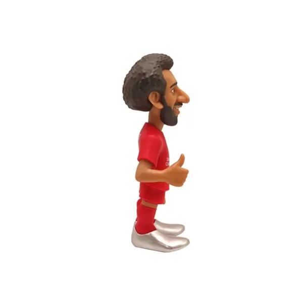 Alternate side view of the Mo Salah MINIX Figurine, offering a different angle of this football legend.