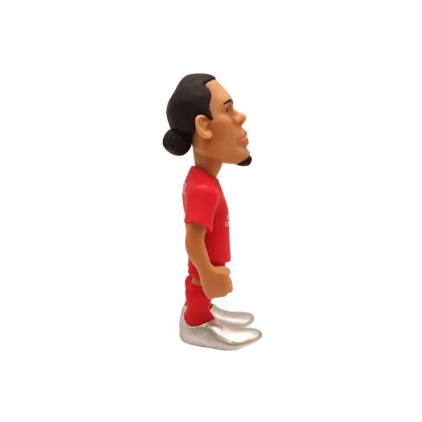 Alternate side view of the Van Dijk MINIX Figurine, offering a different angle of this powerful defender.