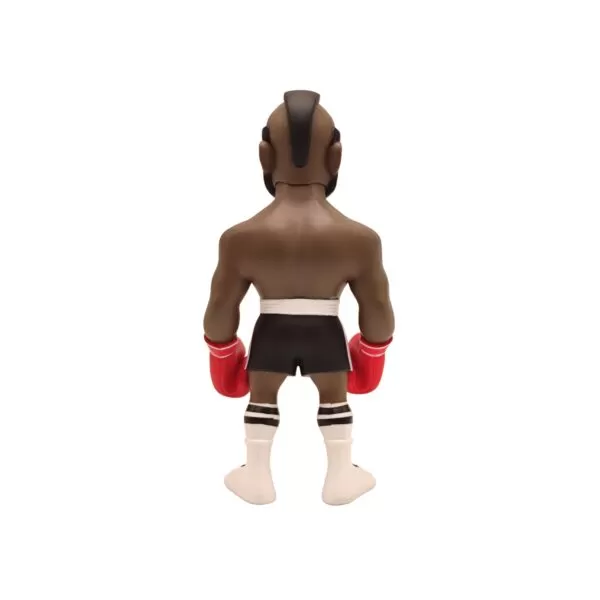 Back view of the Clubber Lang Minix Figurine, highlighting his strong physique and determined posture.