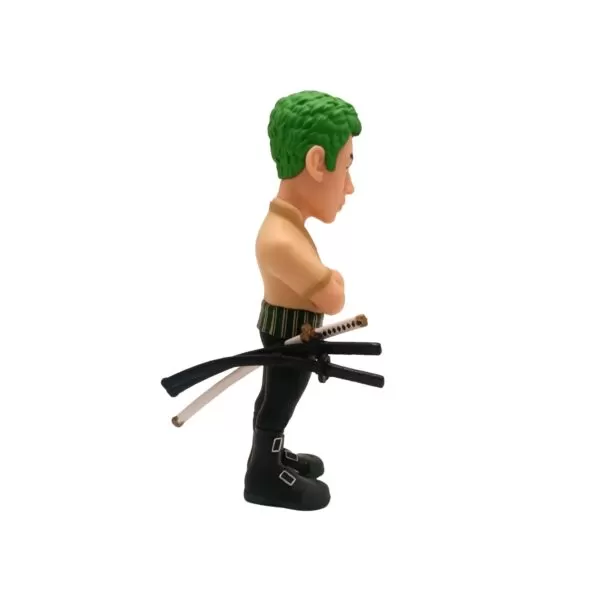 Alternate side view of the Zoro MINIX Figurine, offering a different angle of this powerful swordsman.