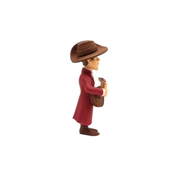 Alternate side view of the Jaskier Minix Figurine, offering a different angle of this collectible character.