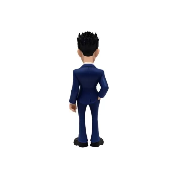 Back view of the Leorio MINIX Figurine, highlighting the details of his suit and pose.