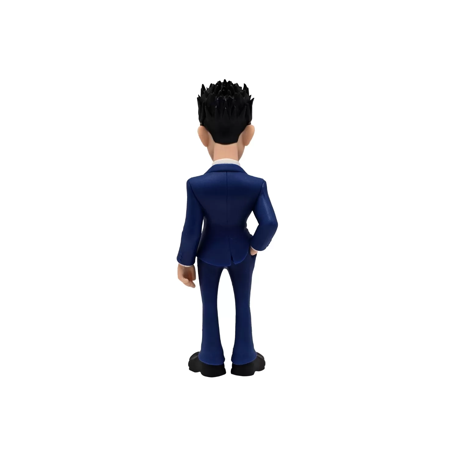 Back view of the Leorio MINIX Figurine, highlighting the details of his suit and pose.