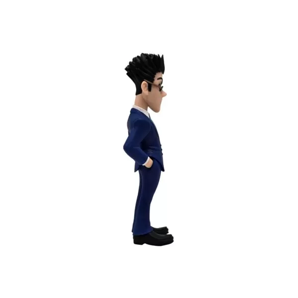 Alternate side view of the Leorio MINIX Figurine, offering a different angle of this determined character.