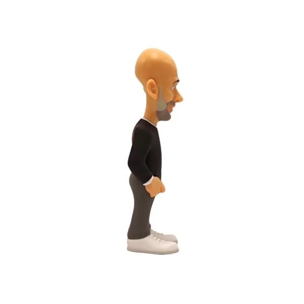 Alternate side view of the Pep Guardiola MINIX Figurine, offering a different angle of this football mastermind.