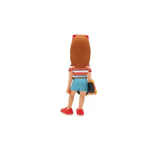 Back view of the Max Minix Figurine, highlighting her overall stance.