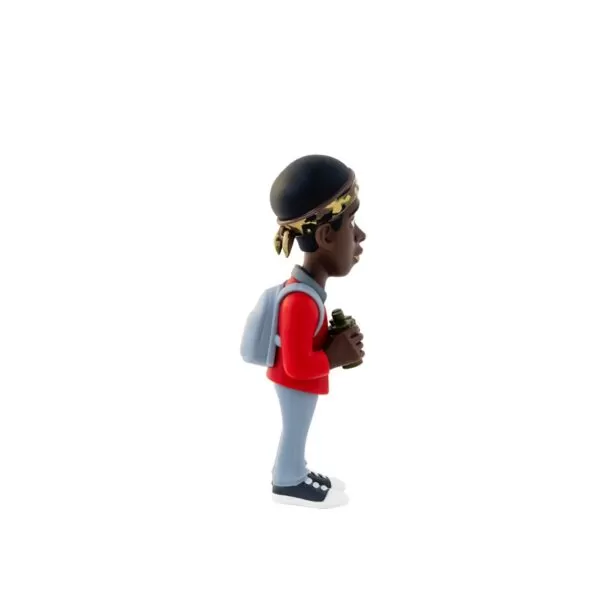 Alternate side view of the Lucas Minix Figurine, offering a different perspective of the collectible.