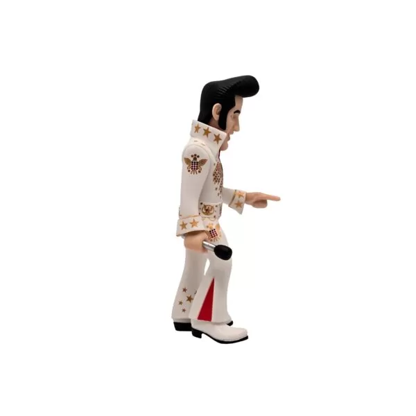 Alternate side view of the Elvis Presley MINIX Figurine, offering a different angle of this legendary figure.