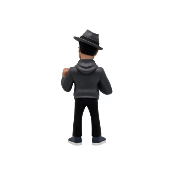 Back view of the Rocky MINIX Figurine, highlighting his casual attire and strong physique.