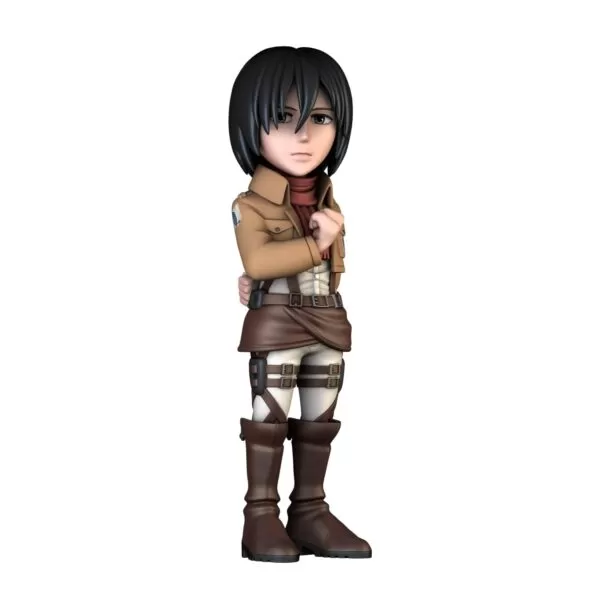 Front view of the Mikasa Ackerman MINIX Figurine.