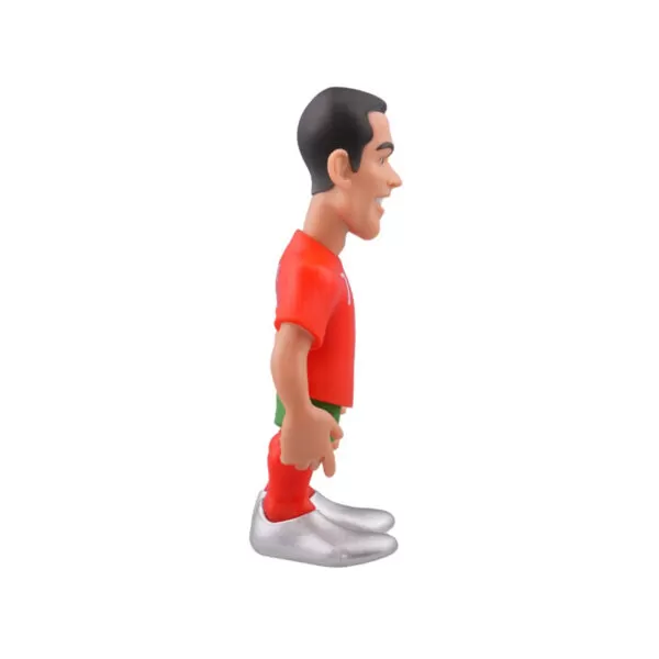 Alternate side view of the Cristiano Ronaldo Minix Figurine, showcasing a different angle of this collectible.