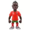 Front view of the Rafael Leao Minix Figurine in Portugal national team colors, showcasing detailed design and dynamic pose.