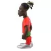 Side view of the Rafael Leao Minix Figurine, emphasizing the lifelike proportions and striking dynamic action.