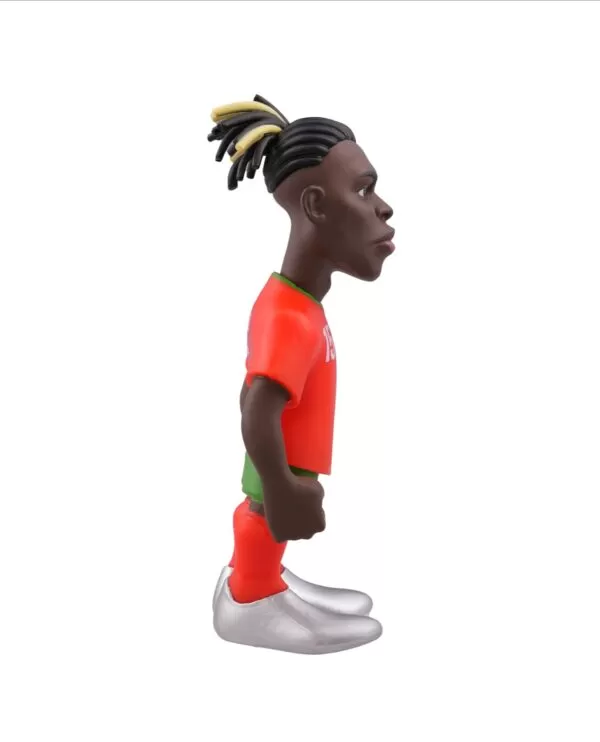 Alternate side view of the Rafael Leao Minix Figurine, offering a unique perspective of this collectible.