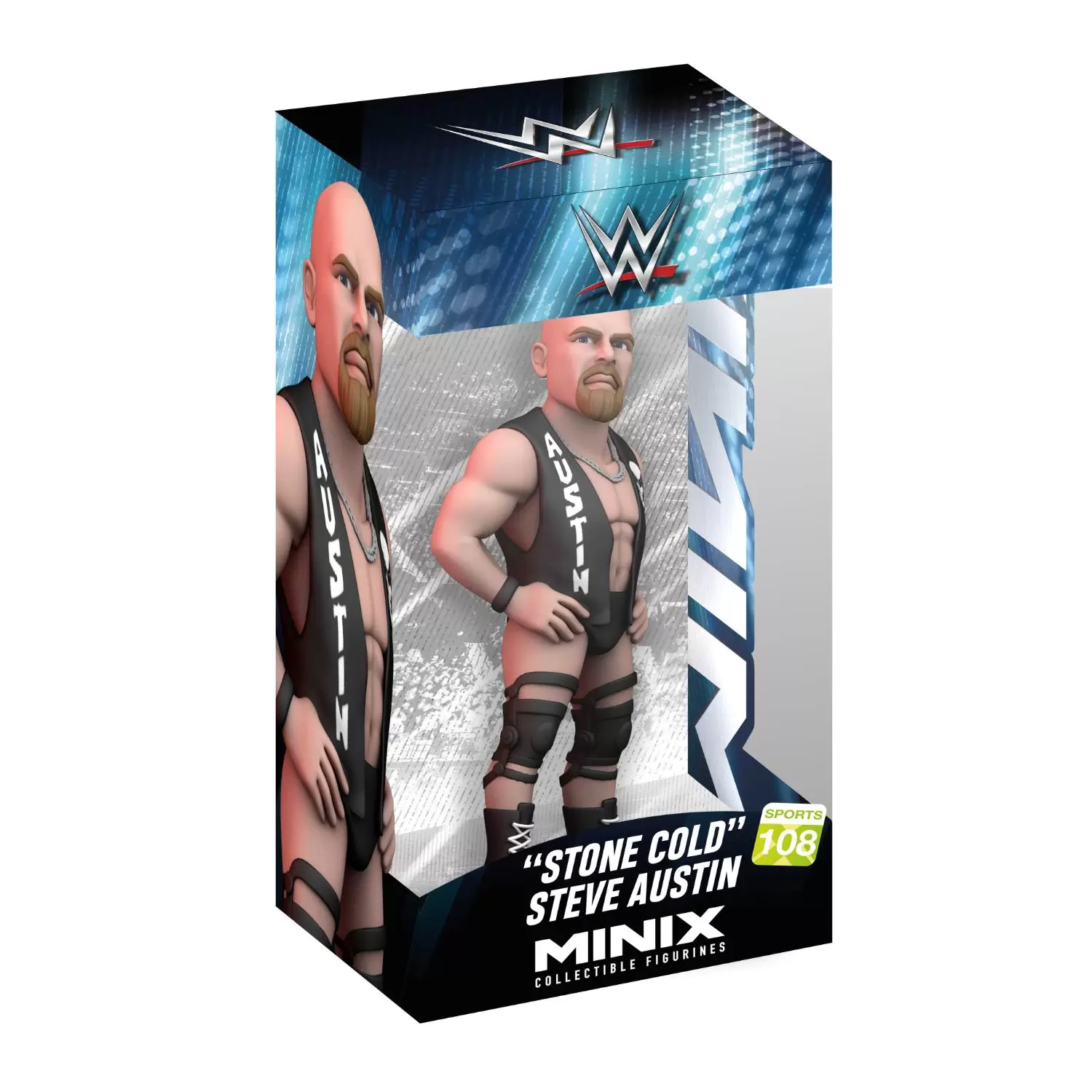 Stone Cold Steve Austin – WWE Minix Sports Collectable Figure - Image 2