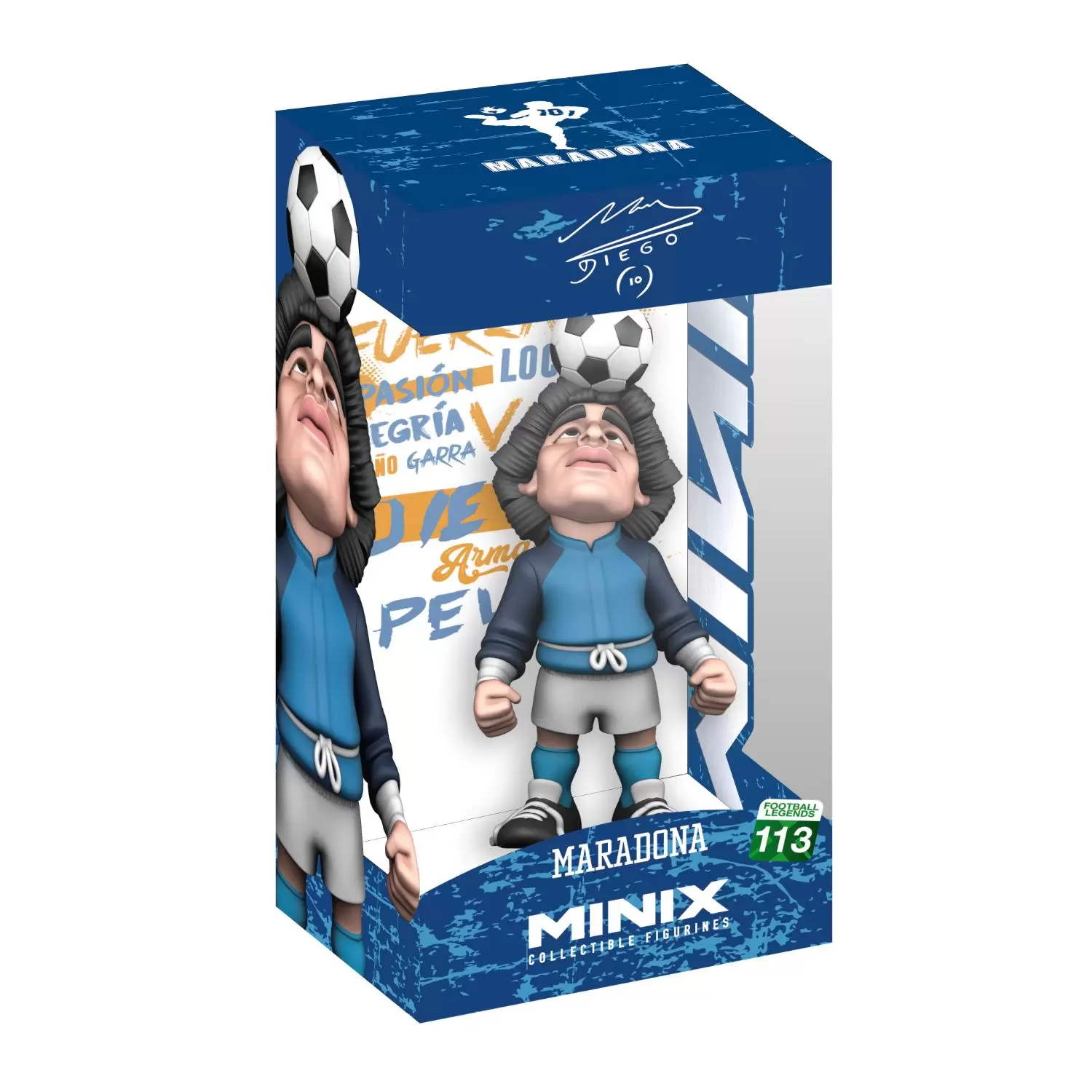 Diego Maradona – Life Is Life Warm Up Minix Football Collectable Figure - Image 2