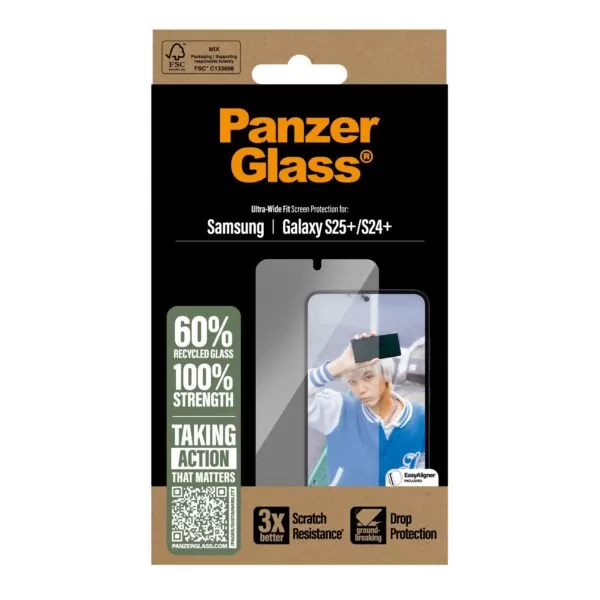 Samsung Galaxy S25+ / S24+ PanzerGlass Screen Protector - Image 4