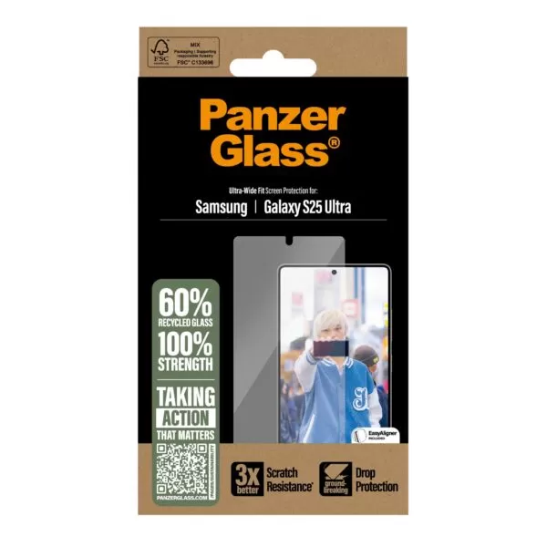 Samsung Galaxy S25 Ultra PanzerGlass Screen Protector - Image 4