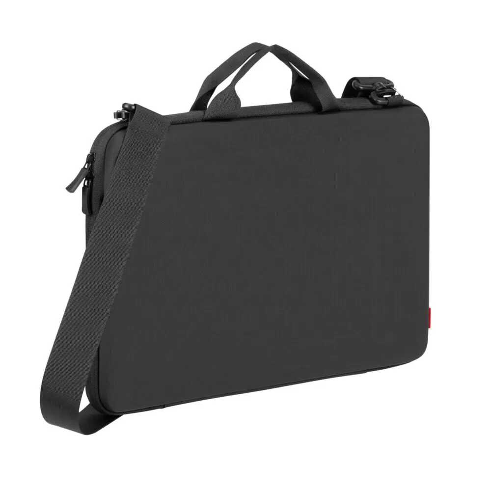 RIVACASE Antishock Hardshell 15.6 inch Laptop Bag – Black