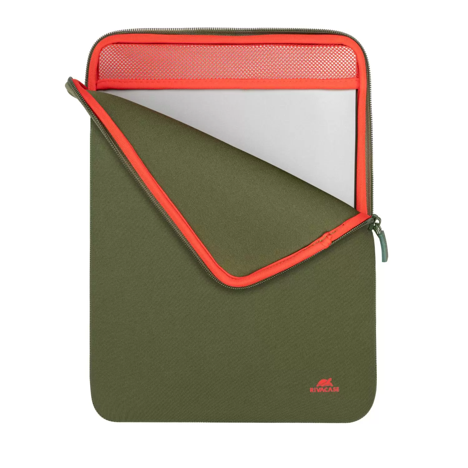 RIVACASE Antishock 13 inch Laptop Sleeve – Khaki - Image 8