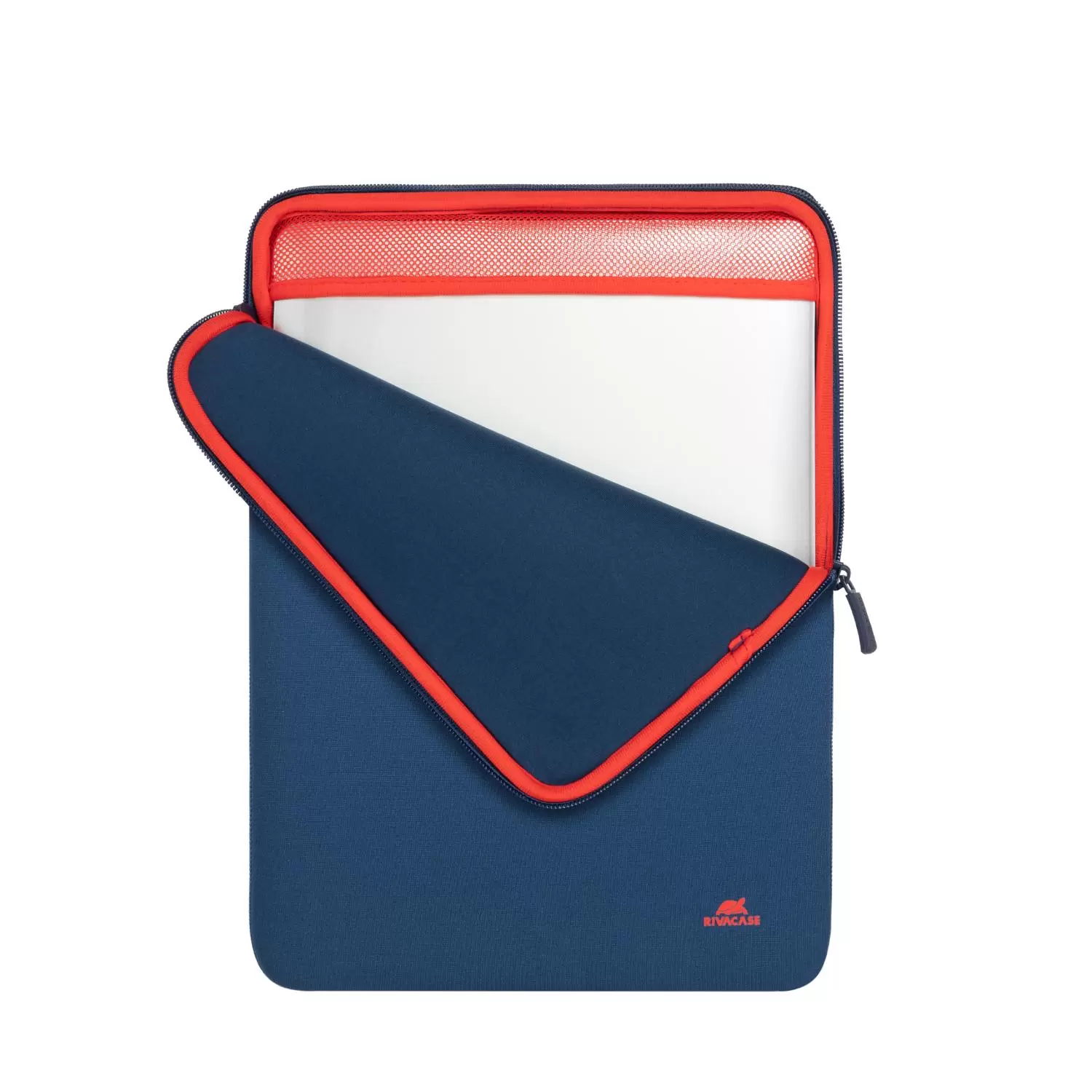 RIVACASE Antishock 15.6 inch Laptop Sleeve – Dark Blue - Image 9