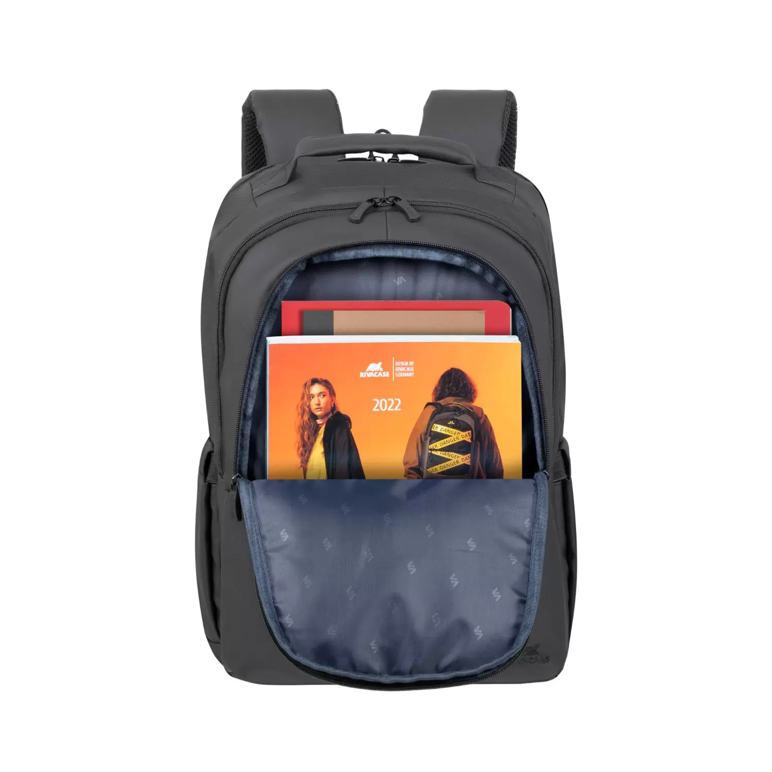RIVACASE Tegal Eco 15.6 inch Laptop Backpack – Black - Image 7