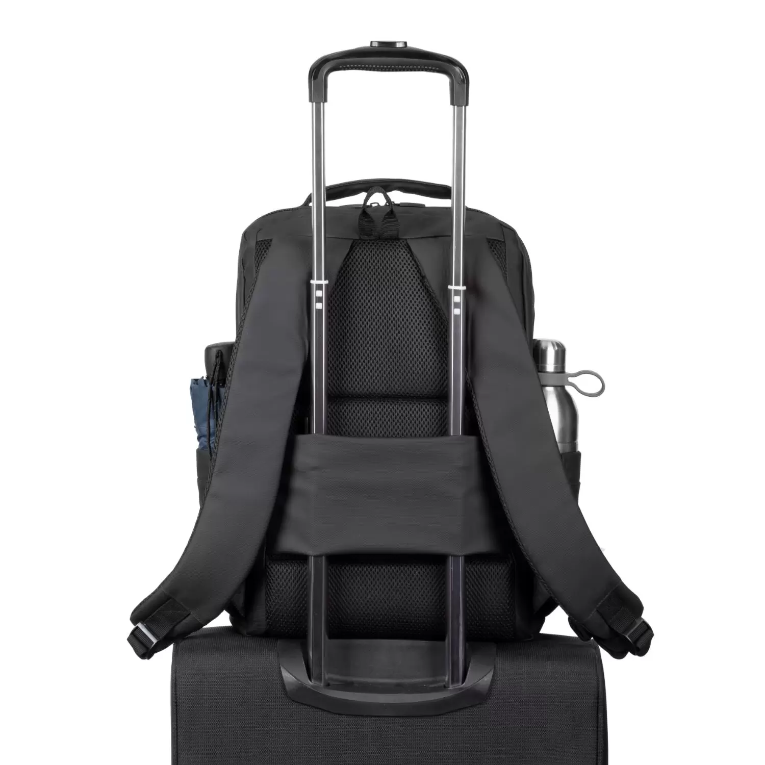 RIVACASE Tegal Eco 15.6 inch Laptop Backpack – Black - Image 9
