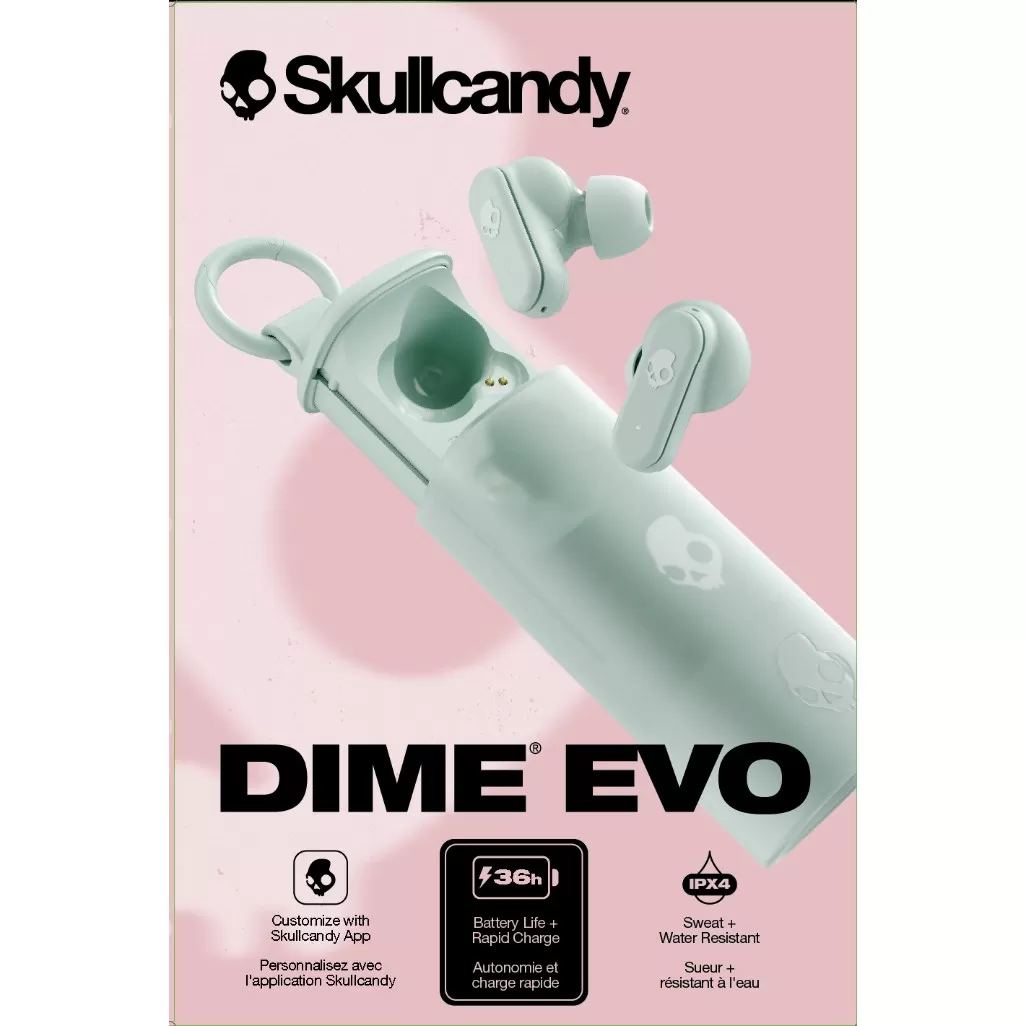 Skullcandy Dime Evo TWS True Wireless Earbuds – Sage - Image 4