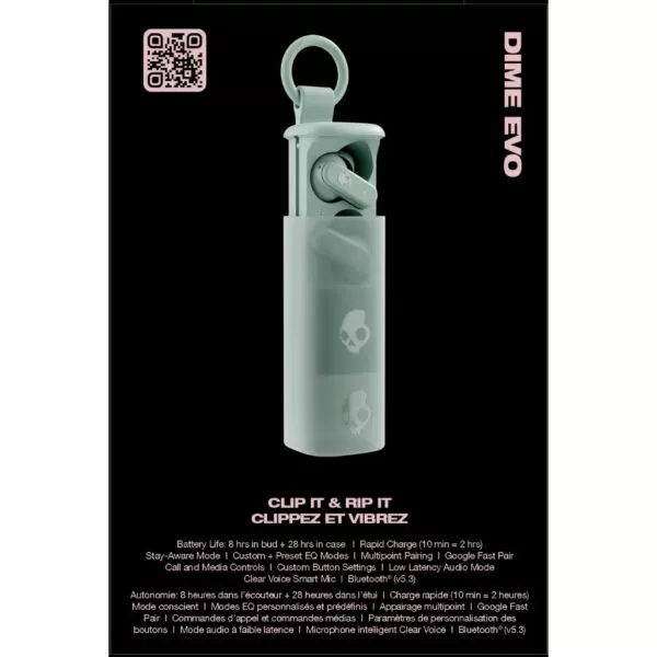 Skullcandy Dime® Evo TWS True Wireless Earbuds – Sage - Image 3