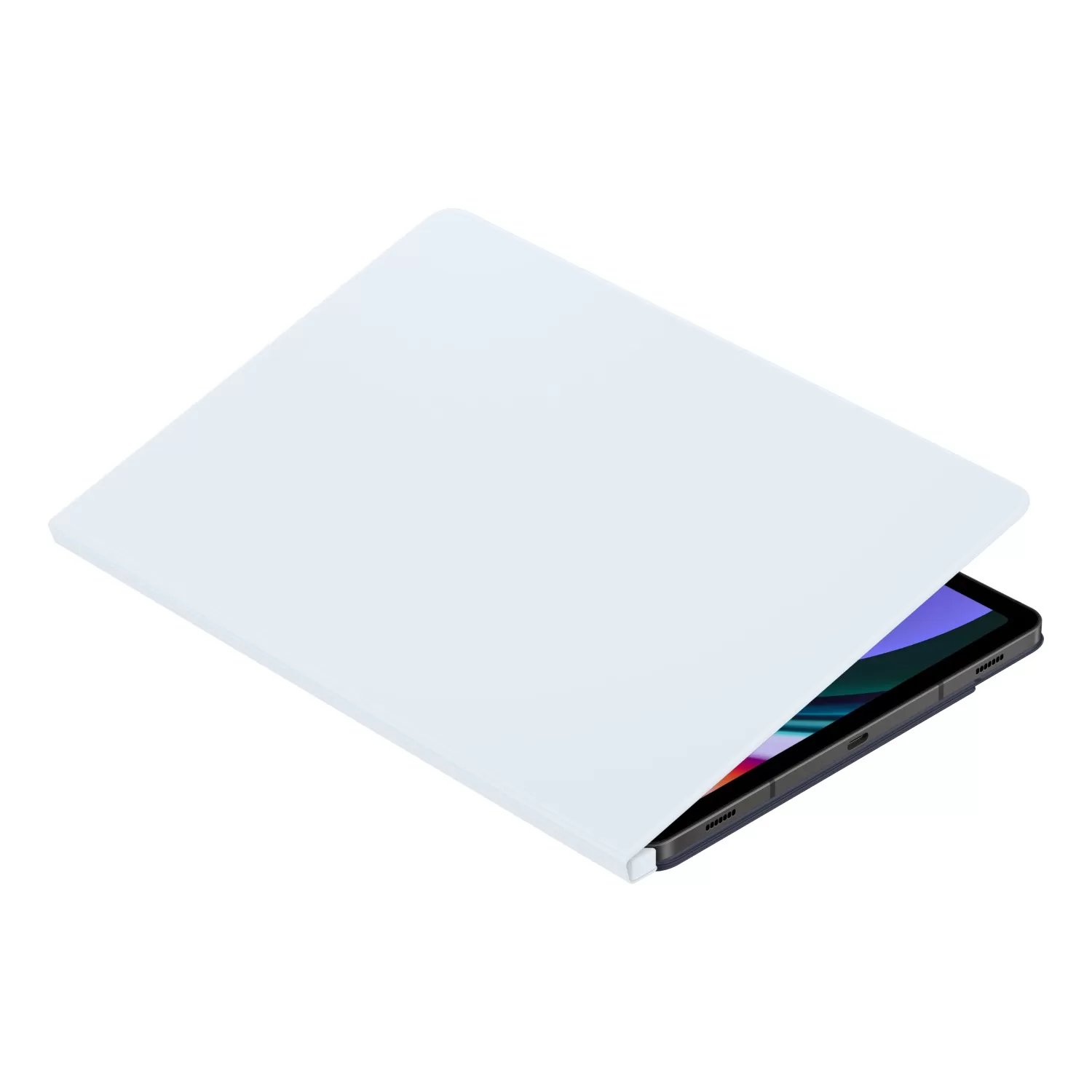 Samsung Galaxy Tab S9 Smart Book Cover in closed position, showing its protective features