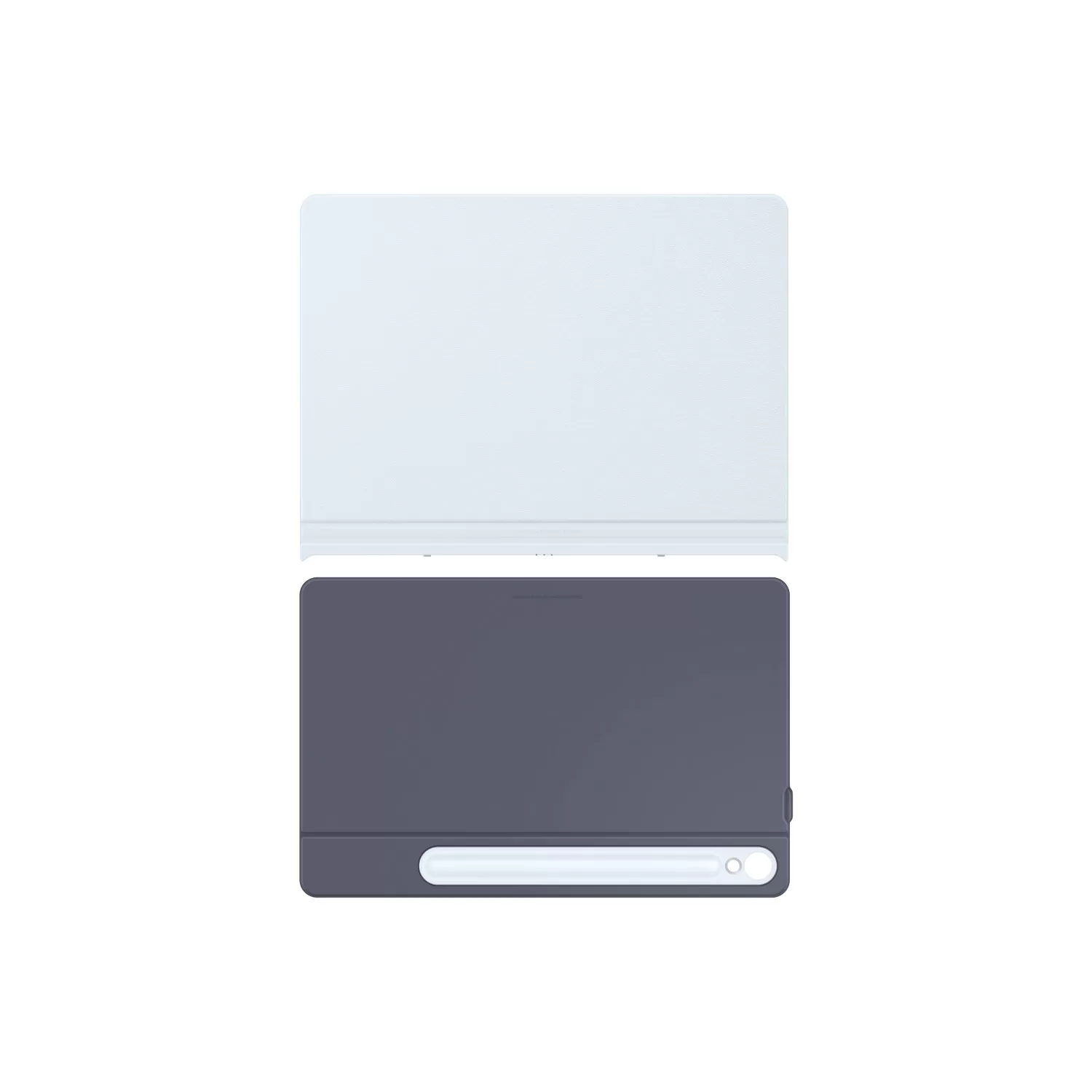 Back view of Samsung Galaxy Tab S9 Blue Smart Book Cover highlighting its sturdy