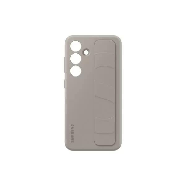 Samsung Galaxy S24 Case - Official Samsung Standing Cover - Taupe