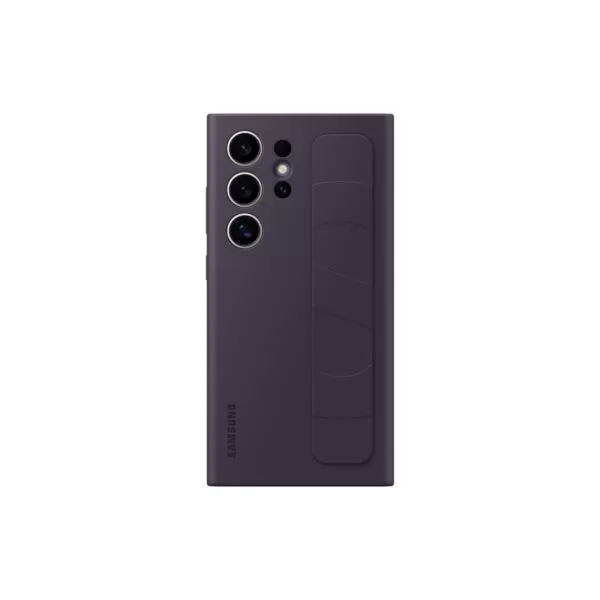 Samsung Galaxy S24 Ultra Dark Standing Grip Case - Dark Violet - Image 2