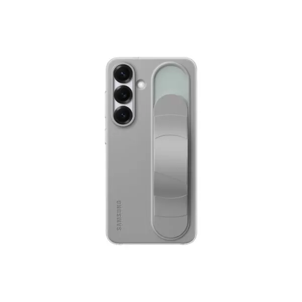 Samsung Galaxy S25 Case - Official Samsung Standing Grip Cover - Grey - Image 4