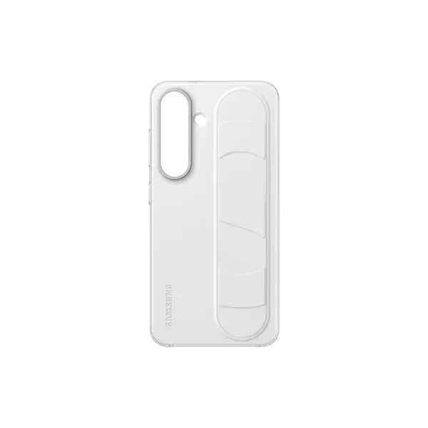 Samsung Galaxy S25 Case - Official Samsung Standing Grip Cover - White