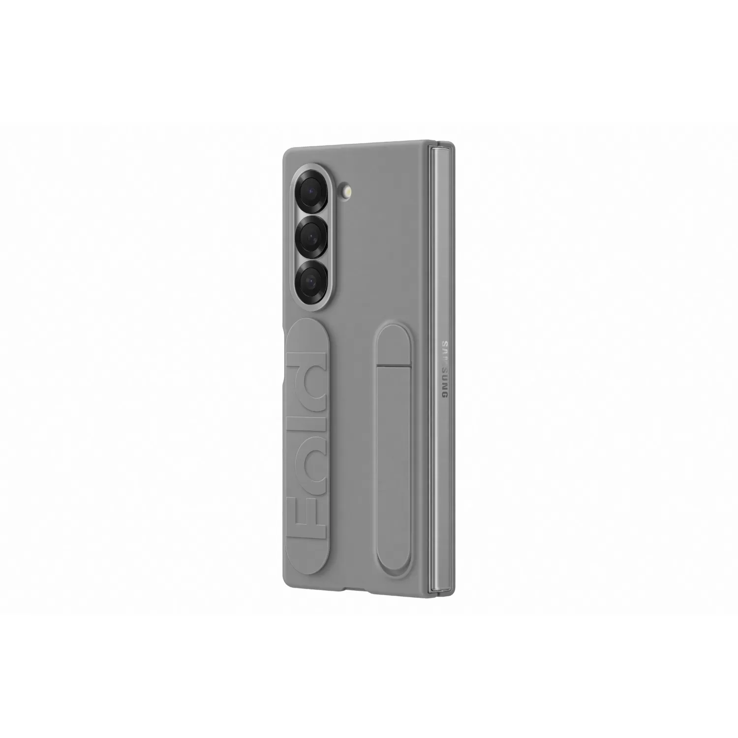 Official Samsung Galaxy Z Fold6 Standing Case With Strap – Grey - Image 2