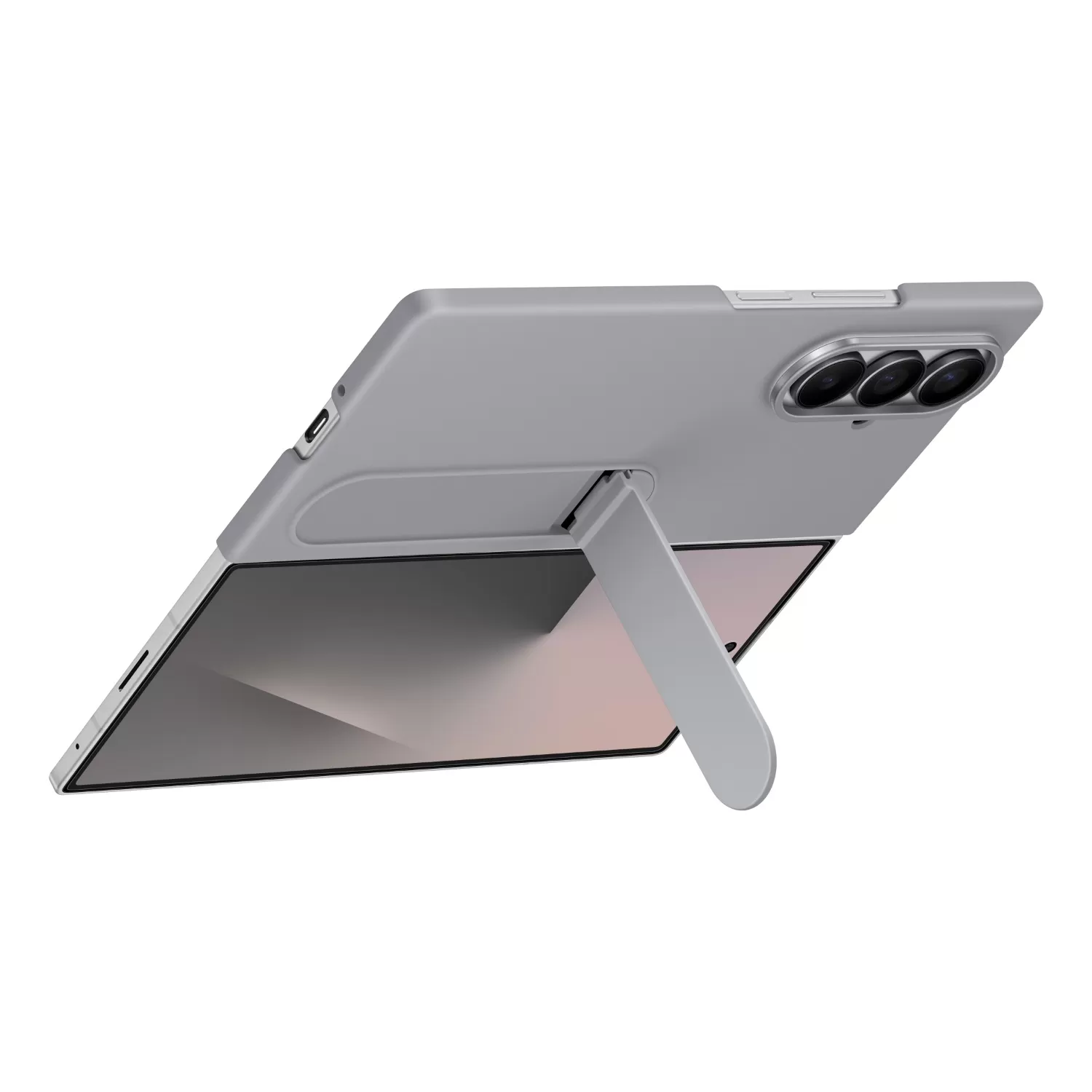Samsung Galaxy Z Fold7 Silicone Case – Grey - Image 4