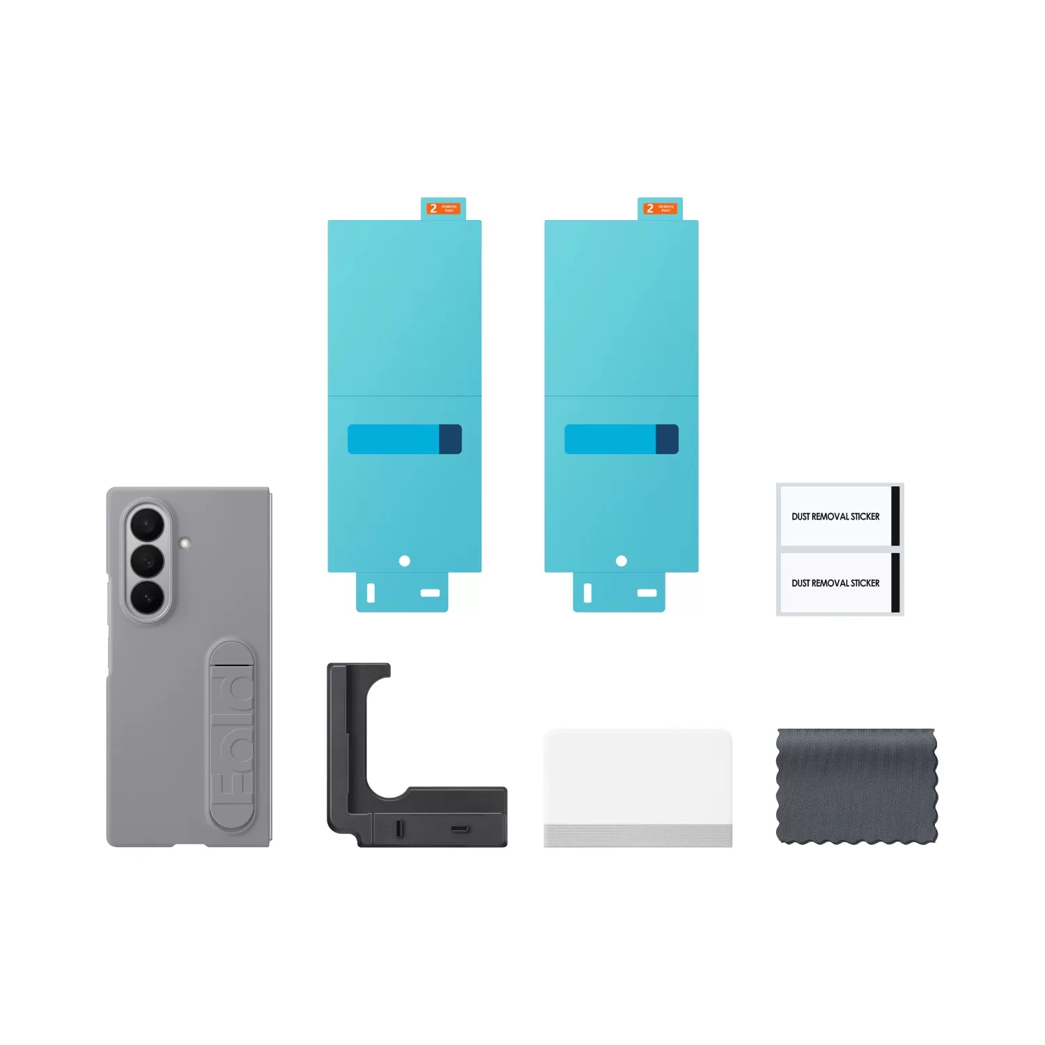 Samsung Galaxy Z Fold7 Silicone Case – Grey - Image 6