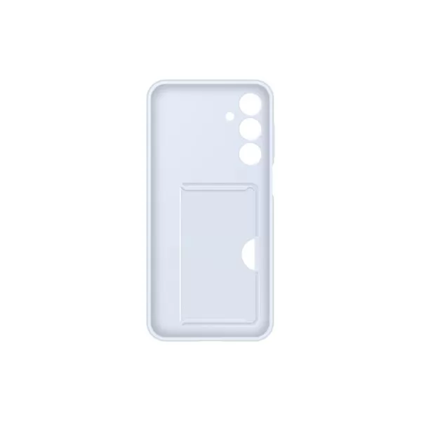 Front view of Original Samsung Galaxy A16 Blue Card Slot Cell Phone Cover.