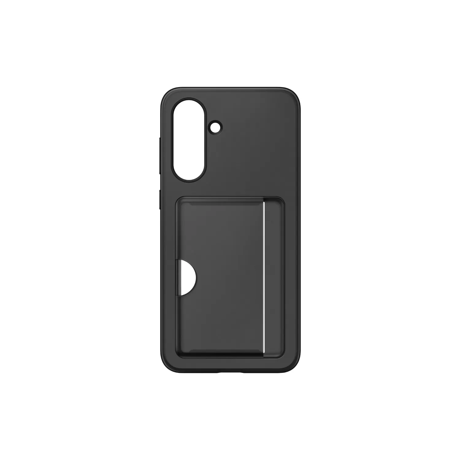Back view of the Official Samsung Card Slot Cover for Samsung Galaxy A36 in black