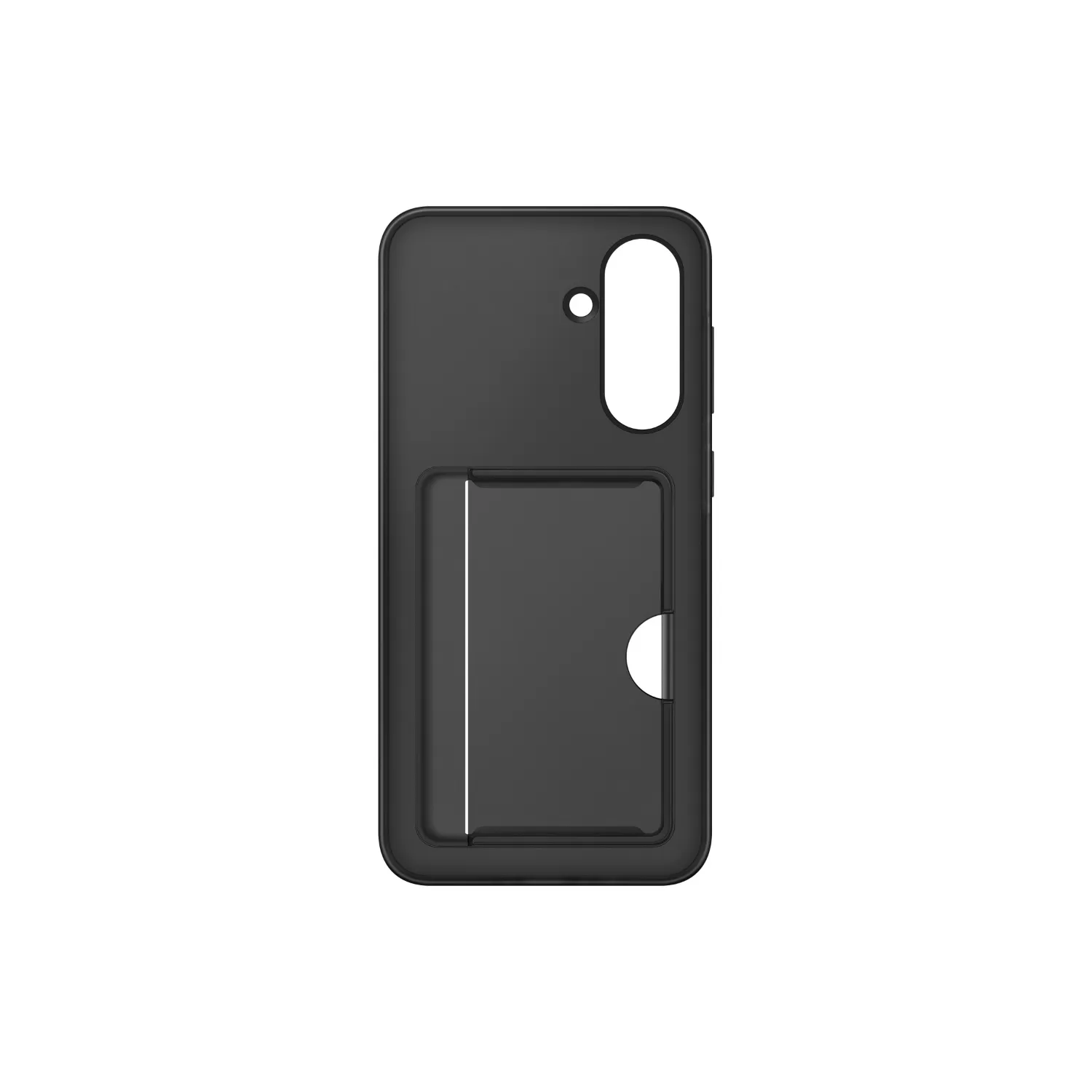 Second back view of the Official Samsung Card Slot Cover for Samsung Galaxy A36 in black