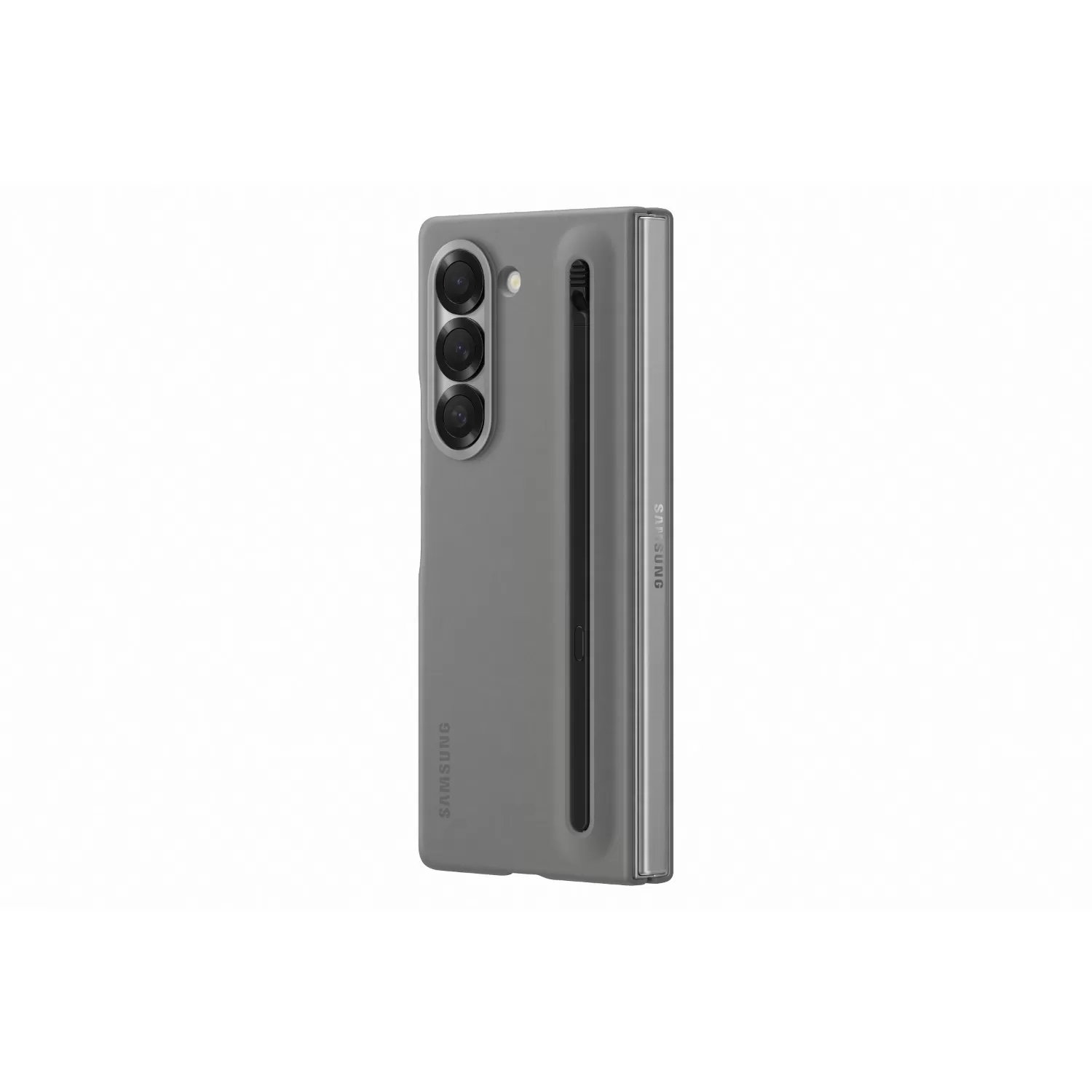 Official Samsung Galaxy Z Fold6 Slim S Pen Case – Grey - Image 3