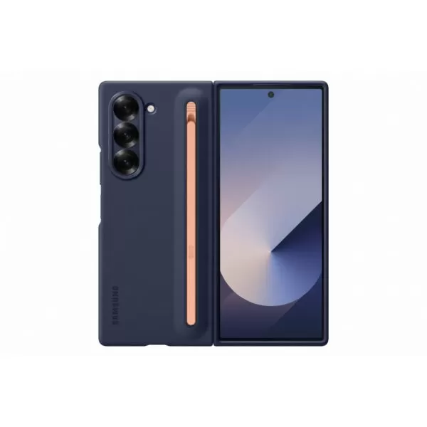 Samsung Galaxy Z Fold6 Case - Official Samsung Slim S Pen Cover Cover - Navy