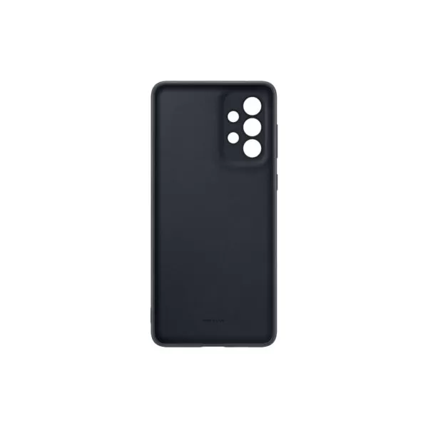 Samsung Silicone Cell Phone Cover for the Samsung Galaxy A73 5G Black