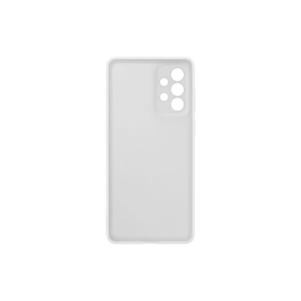 Samsung Silicone Cell Phone Cover for the Samsung Galaxy A73 5G White